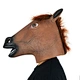 Latex Brown Horse Mask